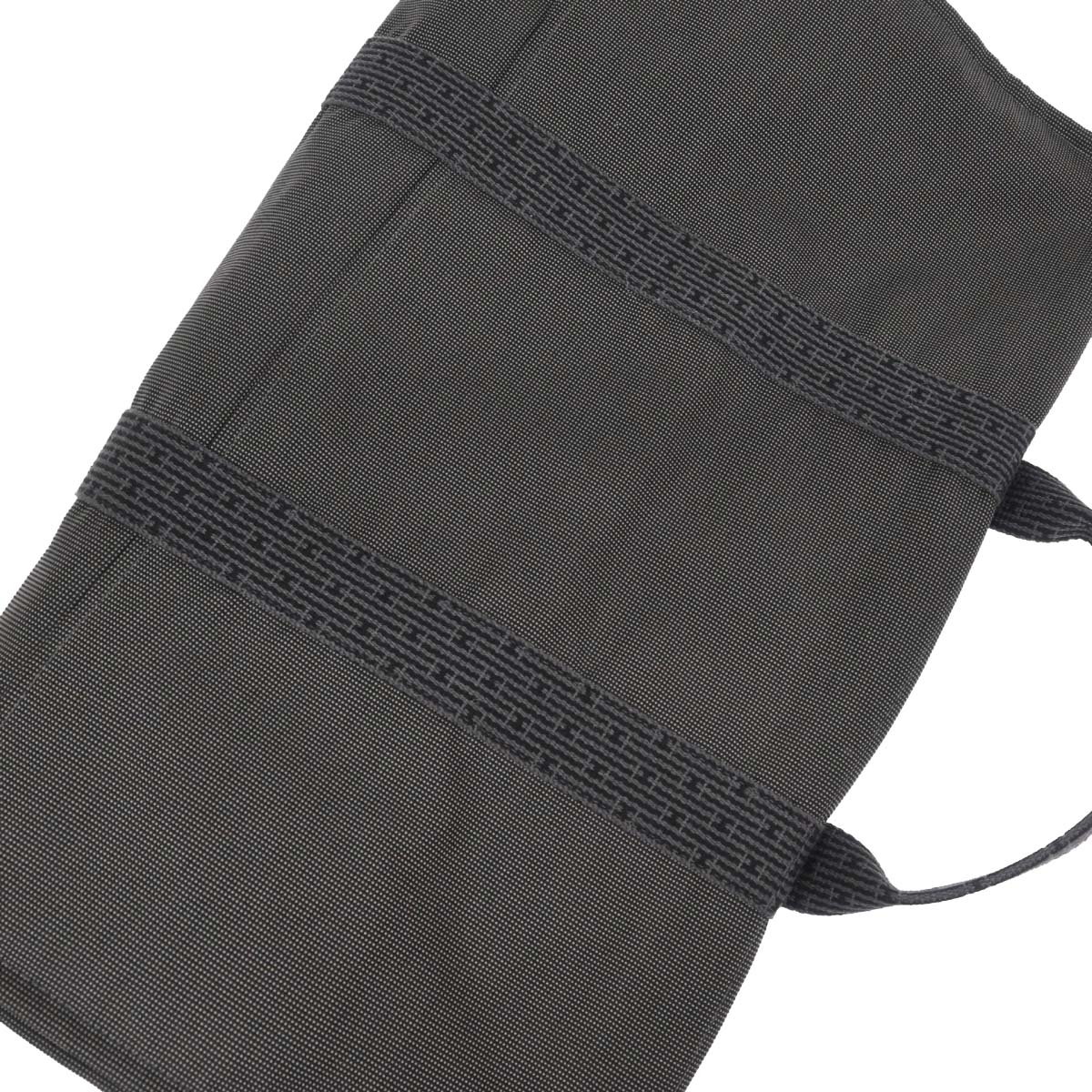 Hermes Gray Canvas Herline Tote TGM Handbag