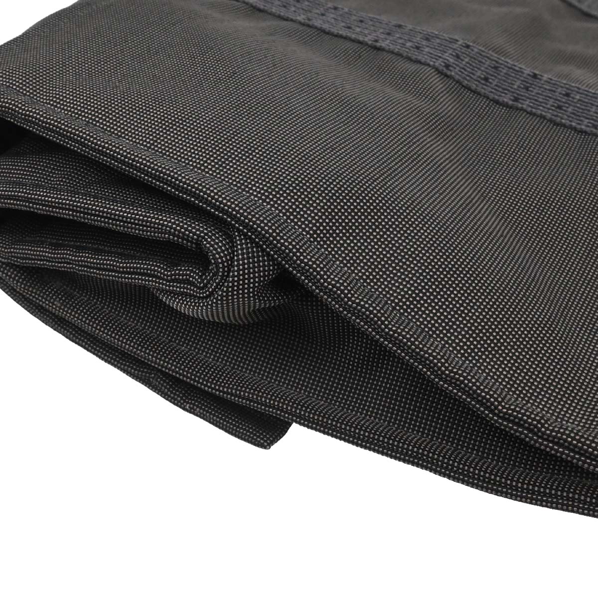 Hermes Gray Canvas Herline Tote TGM Handbag