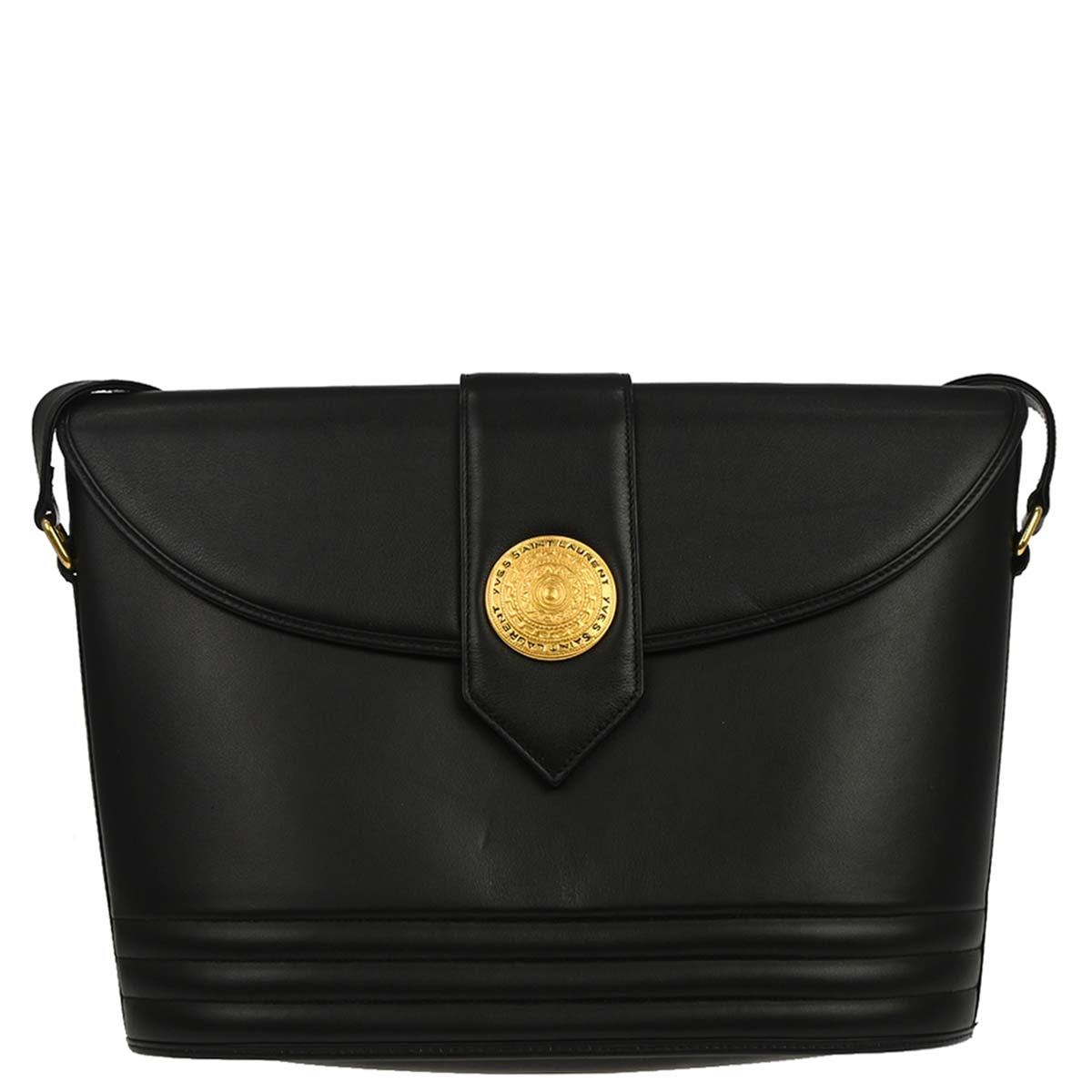 Yves Saint Laurent Black Leather Shoulder Bag