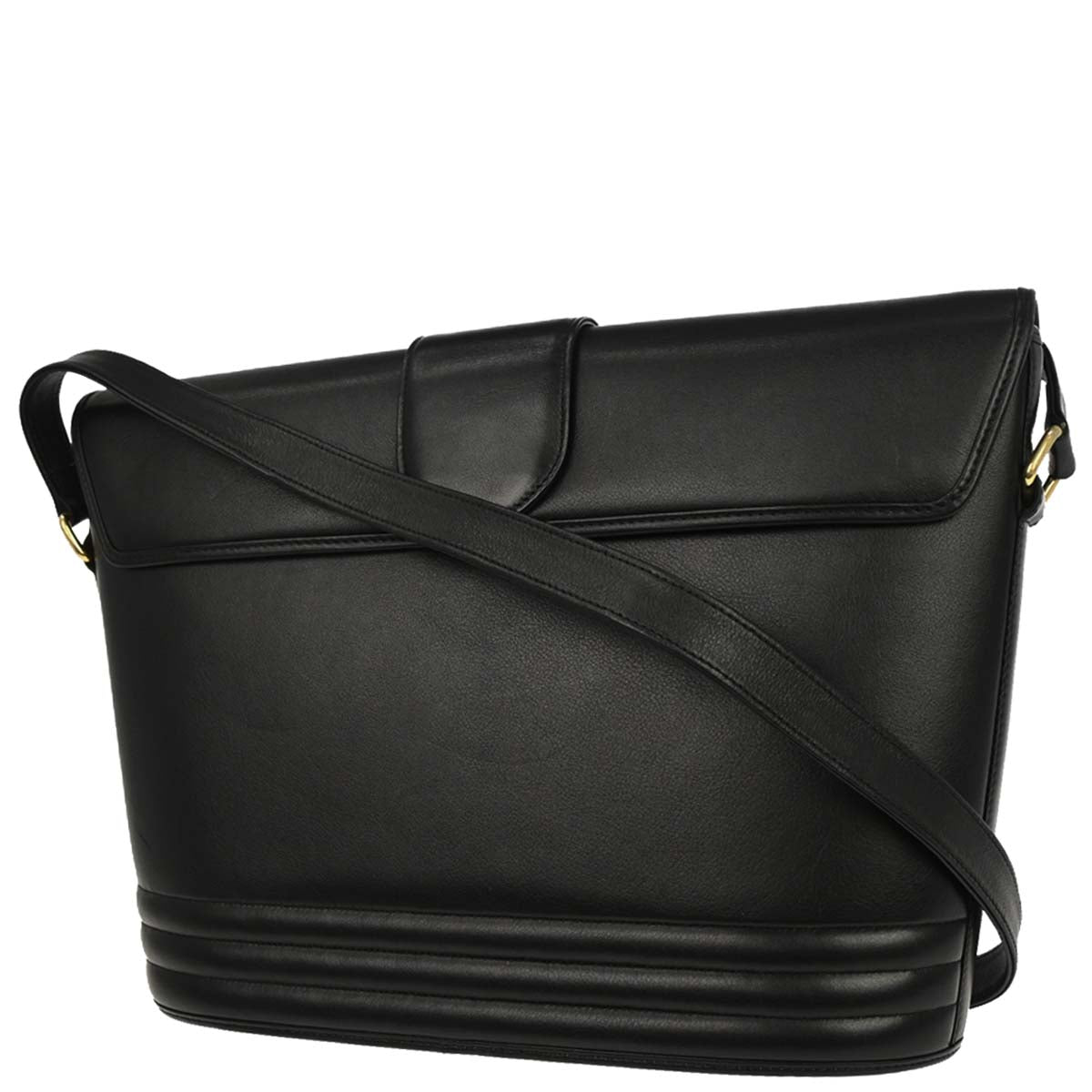 Yves Saint Laurent Black Leather Shoulder Bag