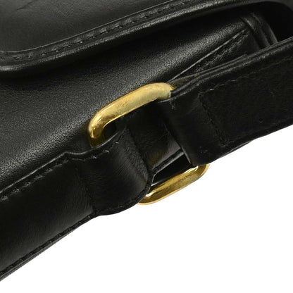 Yves Saint Laurent Black Leather Shoulder Bag