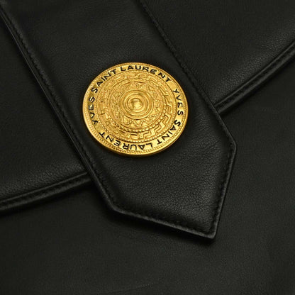 Yves Saint Laurent Black Leather Shoulder Bag