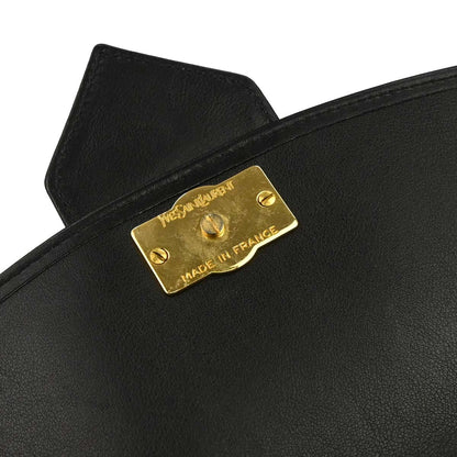 Yves Saint Laurent Black Leather Shoulder Bag