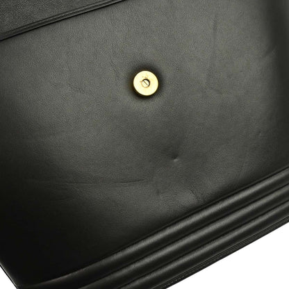 Yves Saint Laurent Black Leather Shoulder Bag