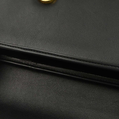 Yves Saint Laurent Black Leather Shoulder Bag