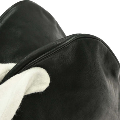 Christian Dior Black Leather Gaucho Handbag