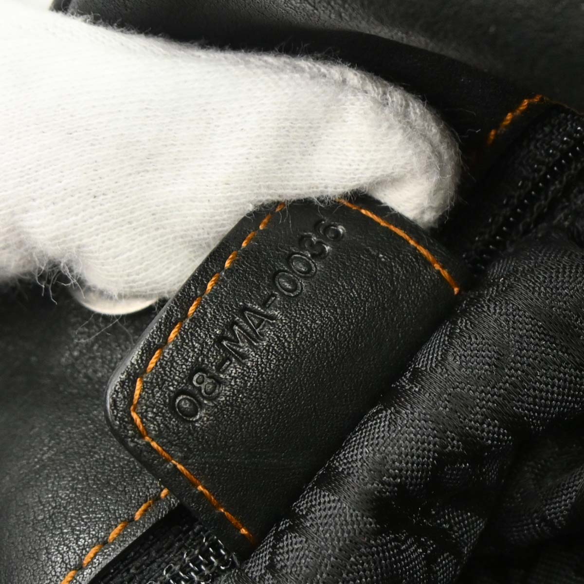Christian Dior Black Leather Gaucho Handbag