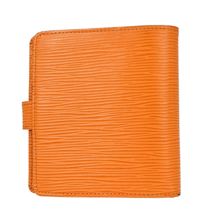 Louis Vuitton 2003 Orange Epi Porte Vie Compact Wallet M6355H