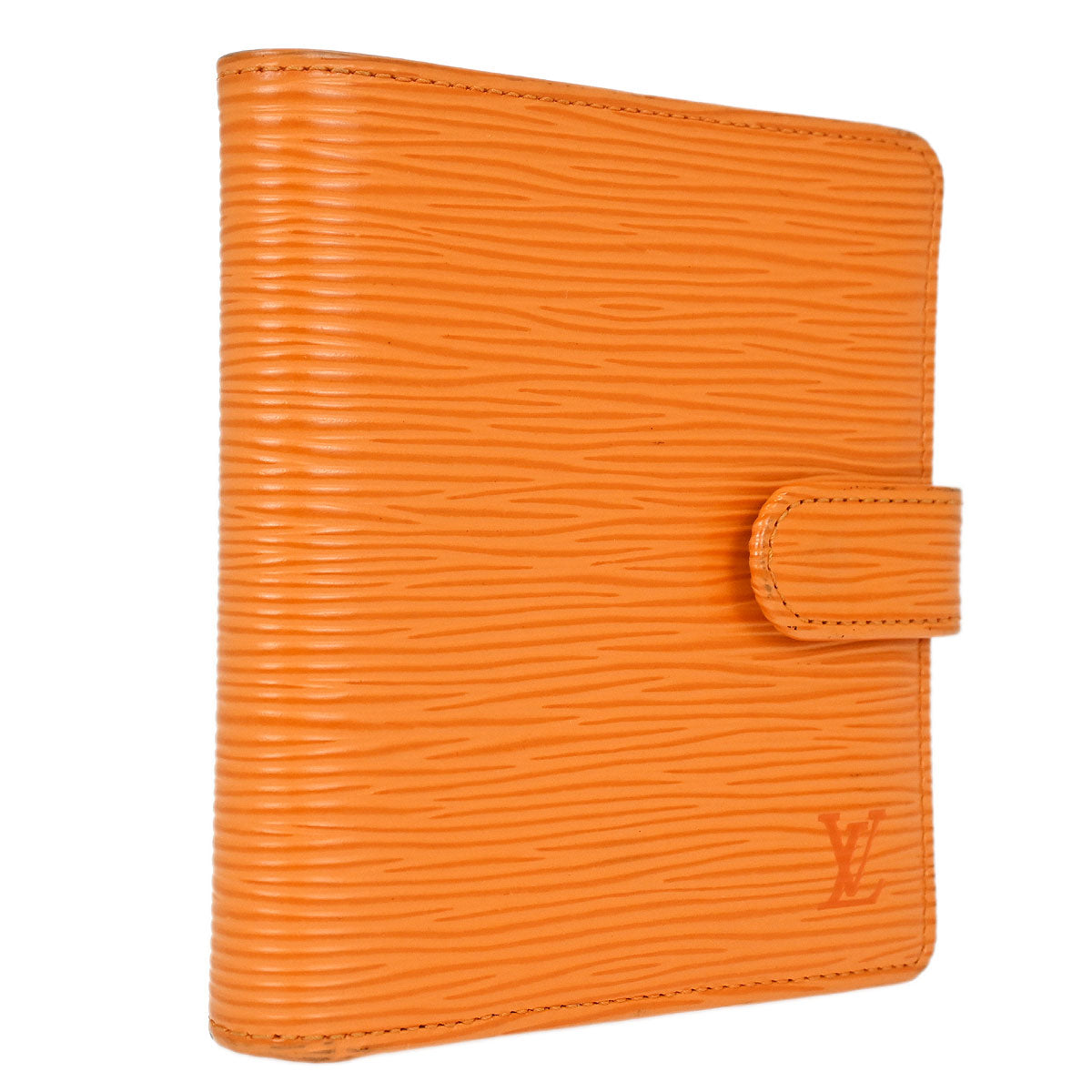 Louis Vuitton 2003 Orange Epi Porte Vie Compact Wallet M6355H
