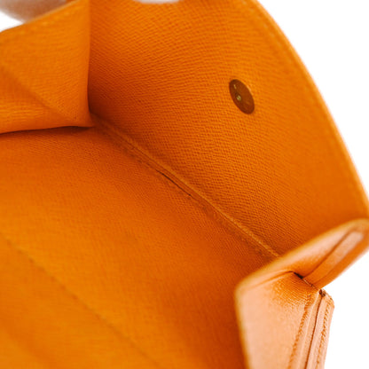 Louis Vuitton 2003 Orange Epi Porte Vie Compact Wallet M6355H