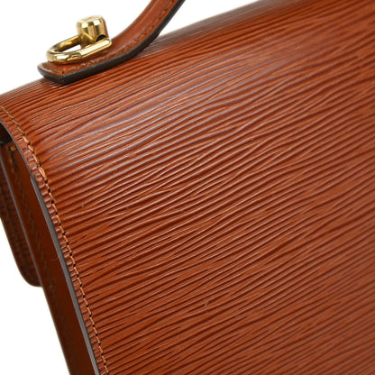 Louis Vuitton Brown Epi Monceau 28 2way Shoulder Handbag M52123