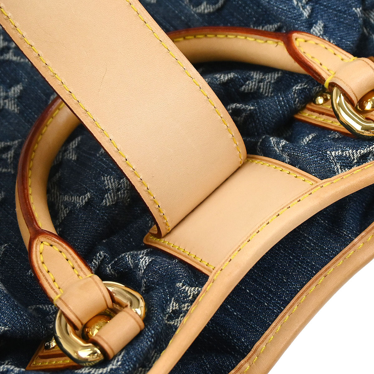 Louis Vuitton Blue Monogram Denim Pleaty Handbag M95020