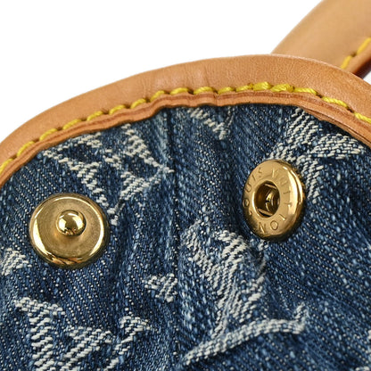 Louis Vuitton Blue Monogram Denim Pleaty Handbag M95020