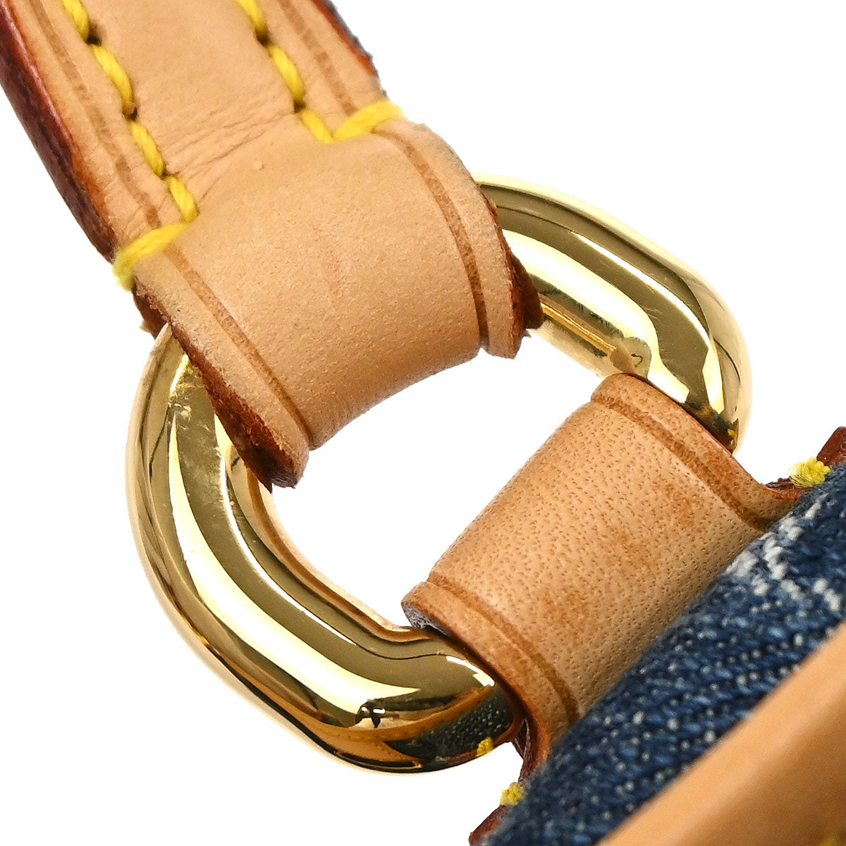 Louis Vuitton Blue Monogram Denim Pleaty Handbag M95020
