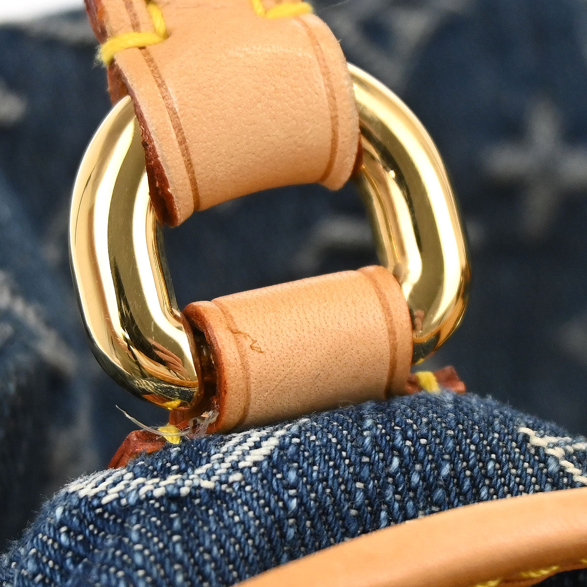 Louis Vuitton Blue Monogram Denim Pleaty Handbag M95020