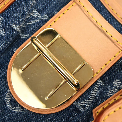 Louis Vuitton Blue Monogram Denim Pleaty Handbag M95020