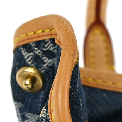 Louis Vuitton Blue Monogram Denim Pleaty Handbag M95020