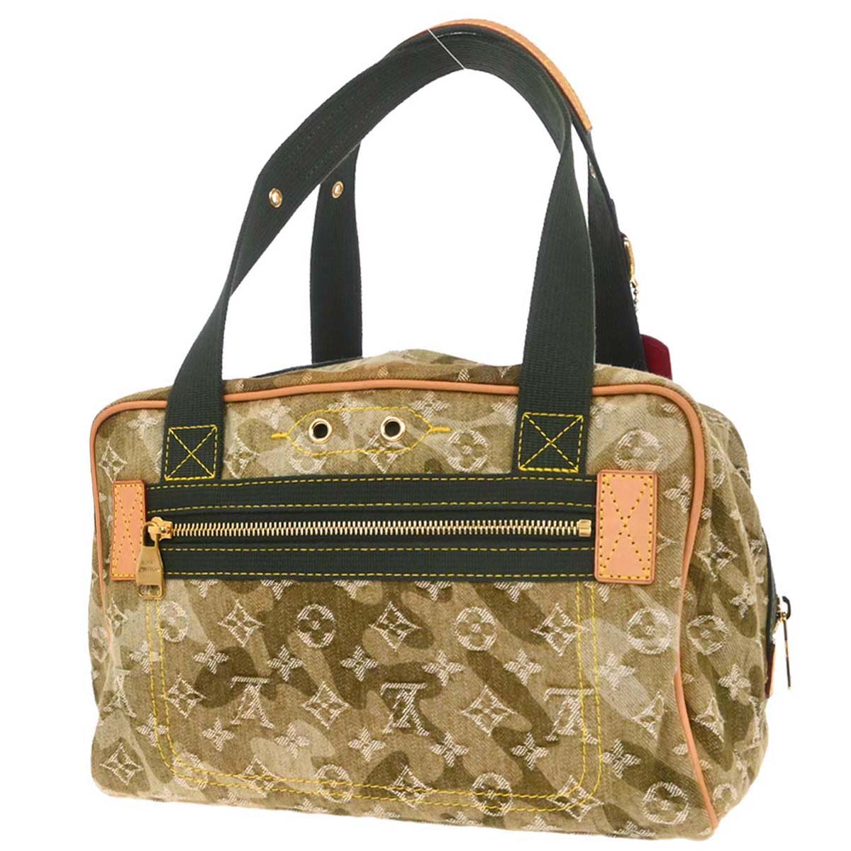 Louis Vuitton Green Monogramouflage Denim Jasmine Handbag M95772