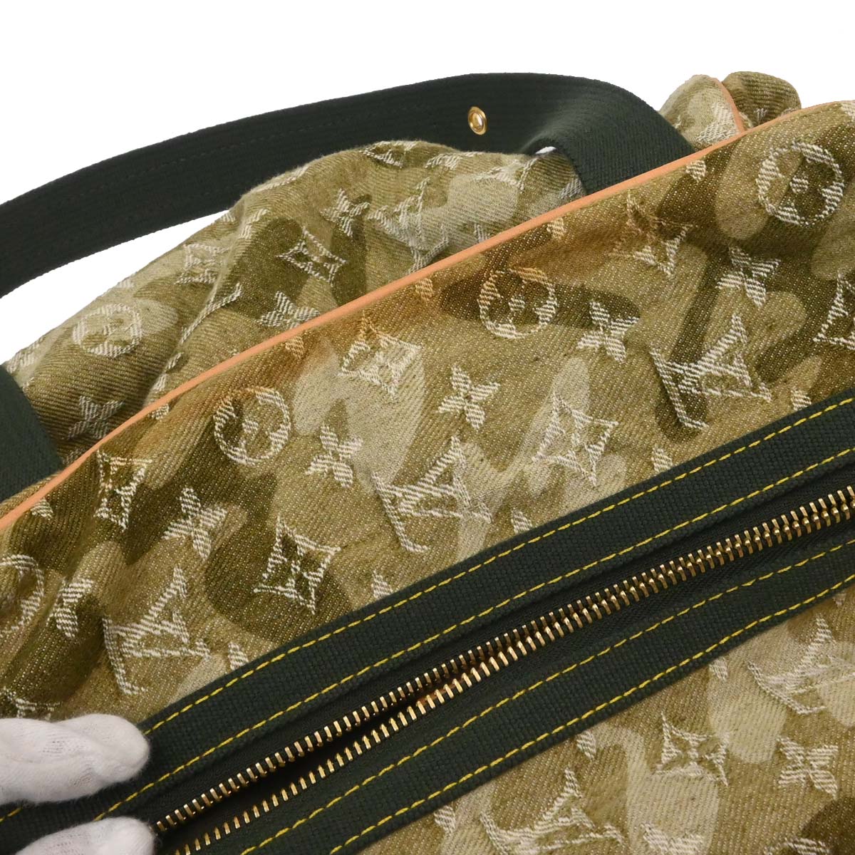 Louis Vuitton Green Monogramouflage Denim Jasmine Handbag M95772