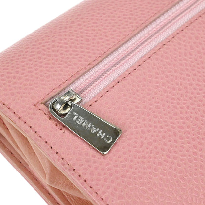 Chanel 2005-2006 Pink Caviar Skin Timeless WOC Wallet on Chain Bag