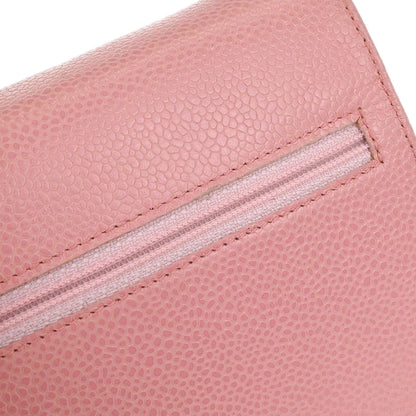 Chanel 2005-2006 Pink Caviar Skin Timeless WOC Wallet on Chain Bag
