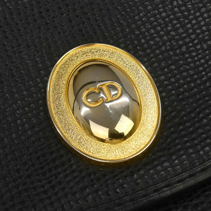 Christian Dior Black Leather Shoulder Bag