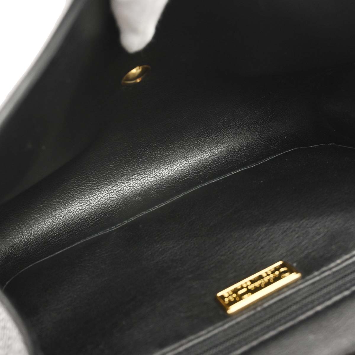 Christian Dior Black Leather Shoulder Bag