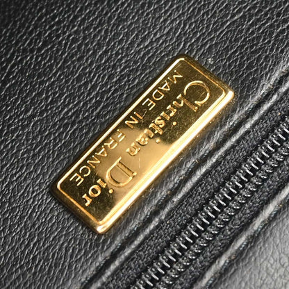 Christian Dior Black Leather Shoulder Bag