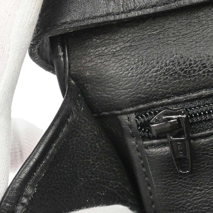 Christian Dior Black Leather Shoulder Bag