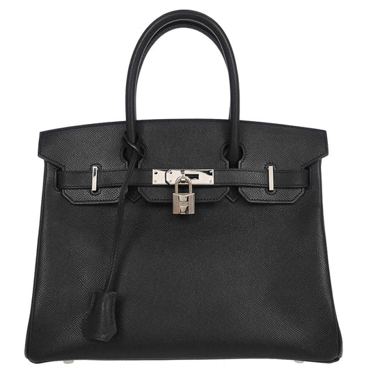 Hermes Black Epsom Birkin 30 Handbag