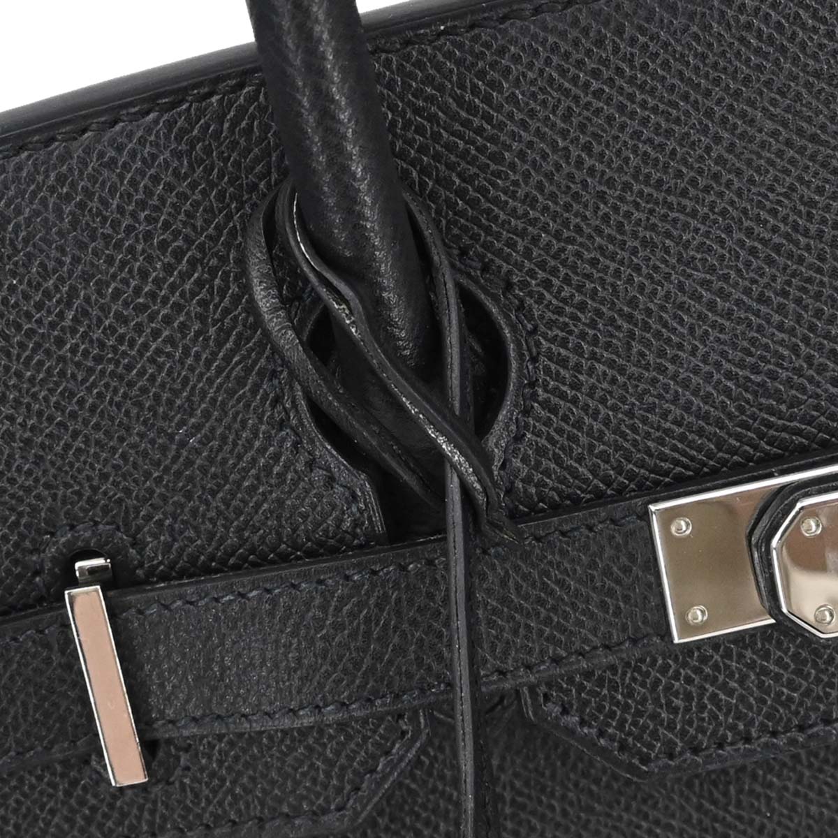 Hermes Black Epsom Birkin 30 Handbag
