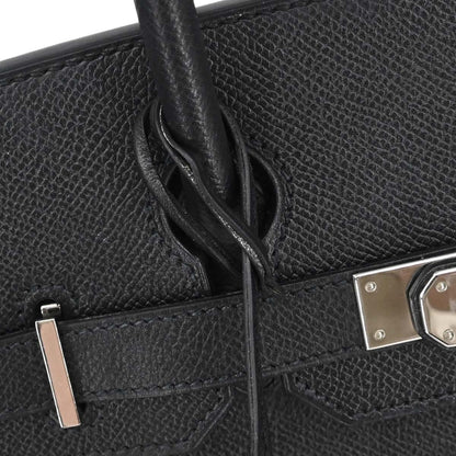 Hermes Black Epsom Birkin 30 Handbag