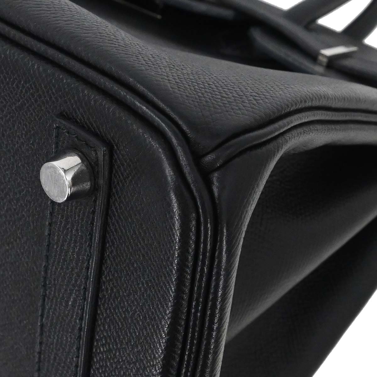 Hermes Black Epsom Birkin 30 Handbag