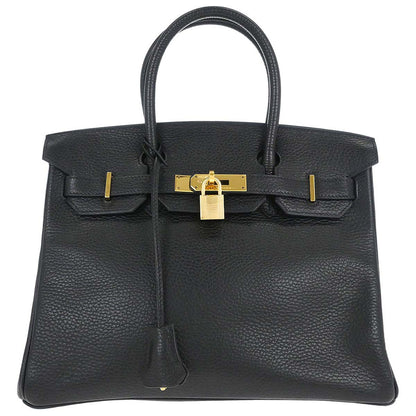 Hermes Black Ardennes Birkin 30 Handbag
