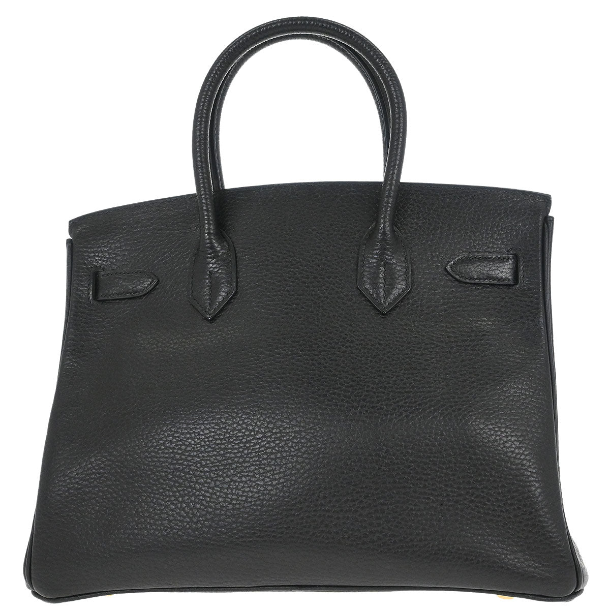 Hermes Black Ardennes Birkin 30 Handbag