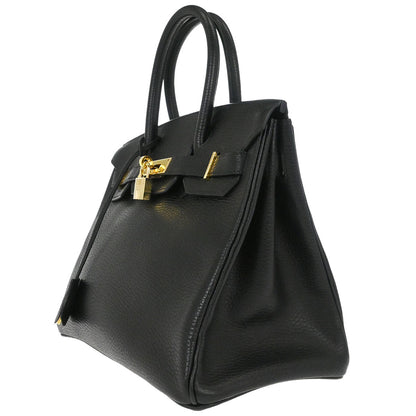 Hermes Black Ardennes Birkin 30 Handbag