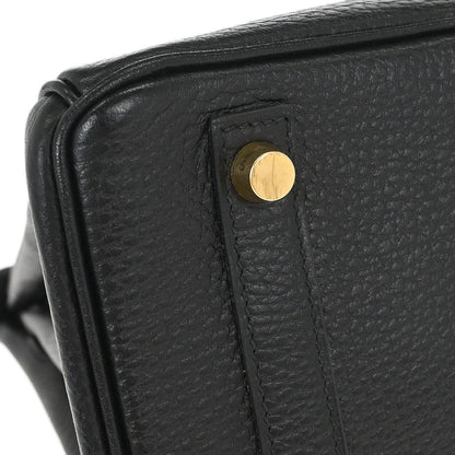 Hermes Black Ardennes Birkin 30 Handbag