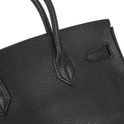 Hermes Black Ardennes Birkin 30 Handbag