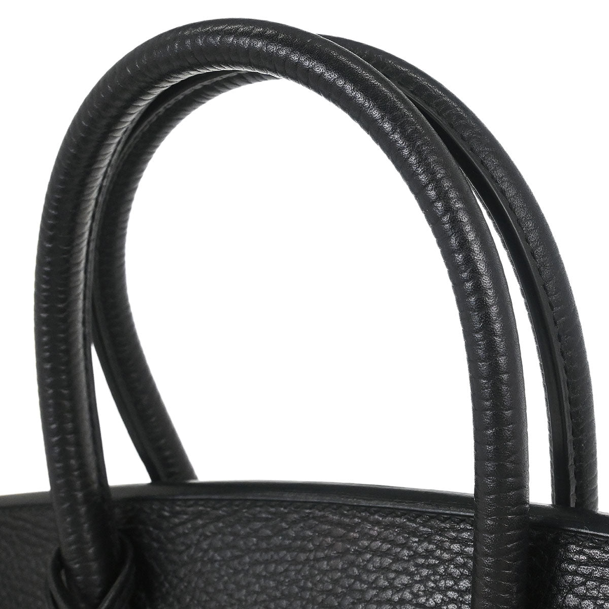 Hermes Black Ardennes Birkin 30 Handbag