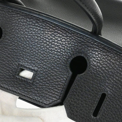 Hermes Black Ardennes Birkin 30 Handbag