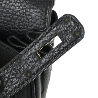Hermes Black Ardennes Birkin 30 Handbag