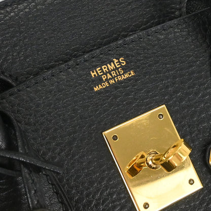 Hermes Black Ardennes Birkin 30 Handbag