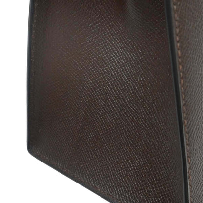 Hermes Chocolat Courchevel Kelly 32 Sellier 2way Shoulder Handbag