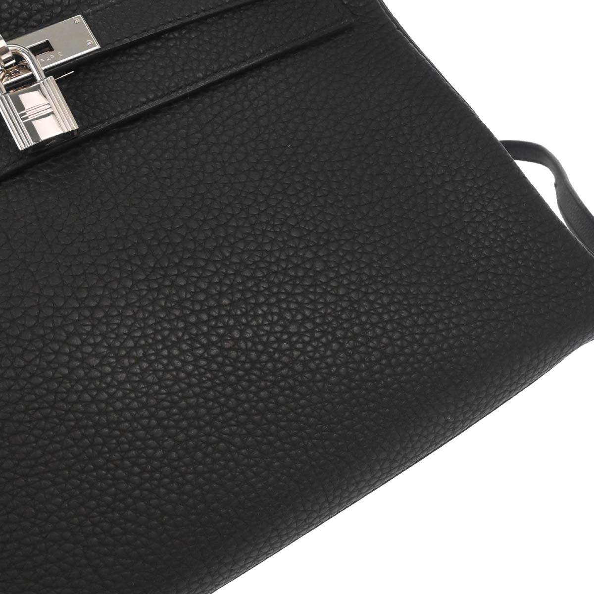 Hermes Black Togo Kelly 32 Retourne 2way Shoulder Handbag