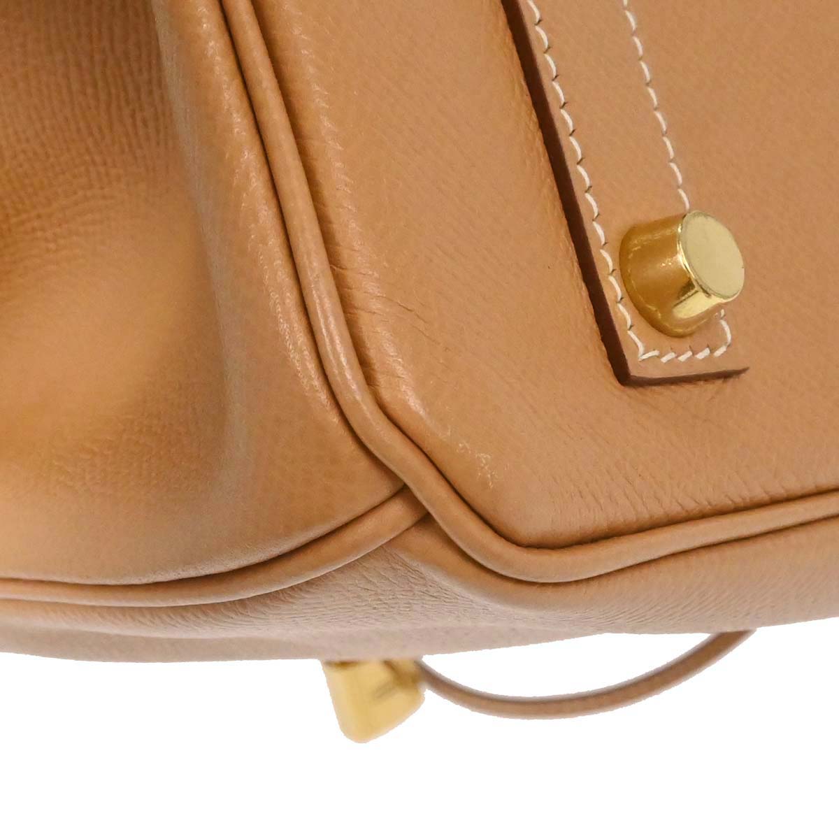 Hermes Natural Courchevel Birkin 35 Handbag