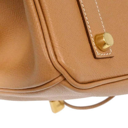 Hermes Natural Courchevel Birkin 35 Handbag