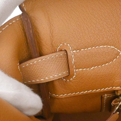 Hermes Natural Courchevel Birkin 35 Handbag