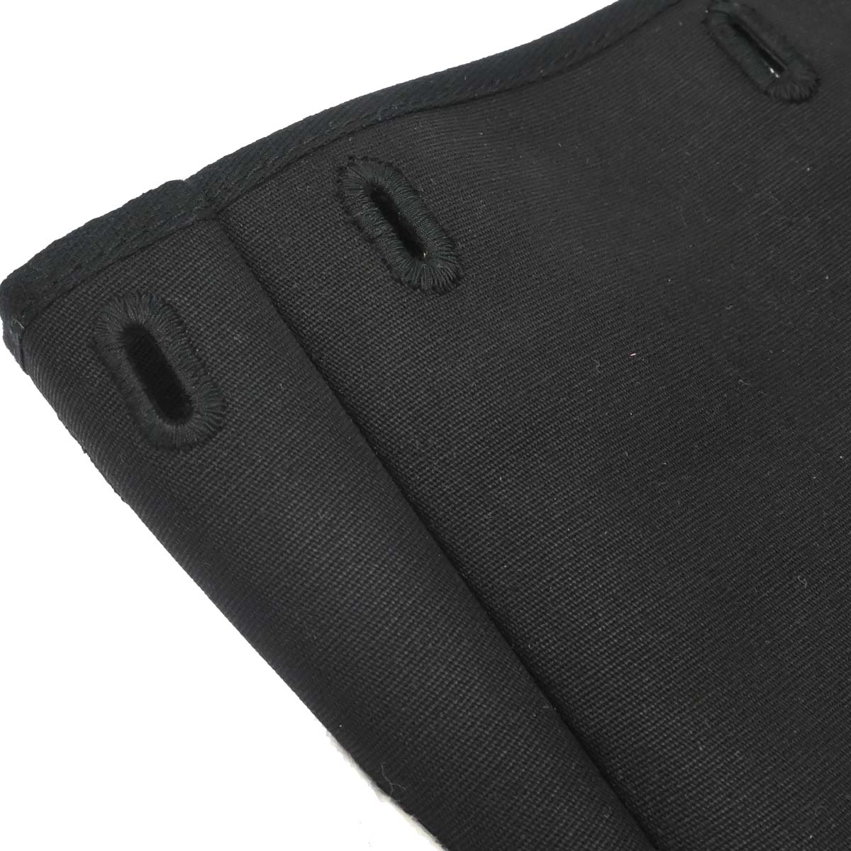 Hermes Black Natural Toile Officier GM Herbag Mini 2 in 1 Clutch Bag