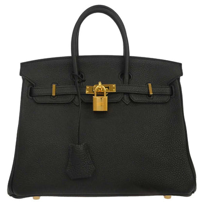 Hermes Black Togo Birkin 25 Handbag