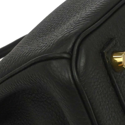 Hermes Black Togo Birkin 25 Handbag